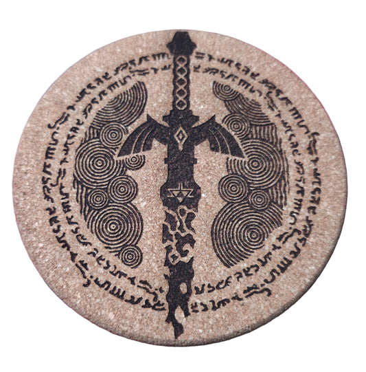 Cork coaster The Legend of Zelda set of 4