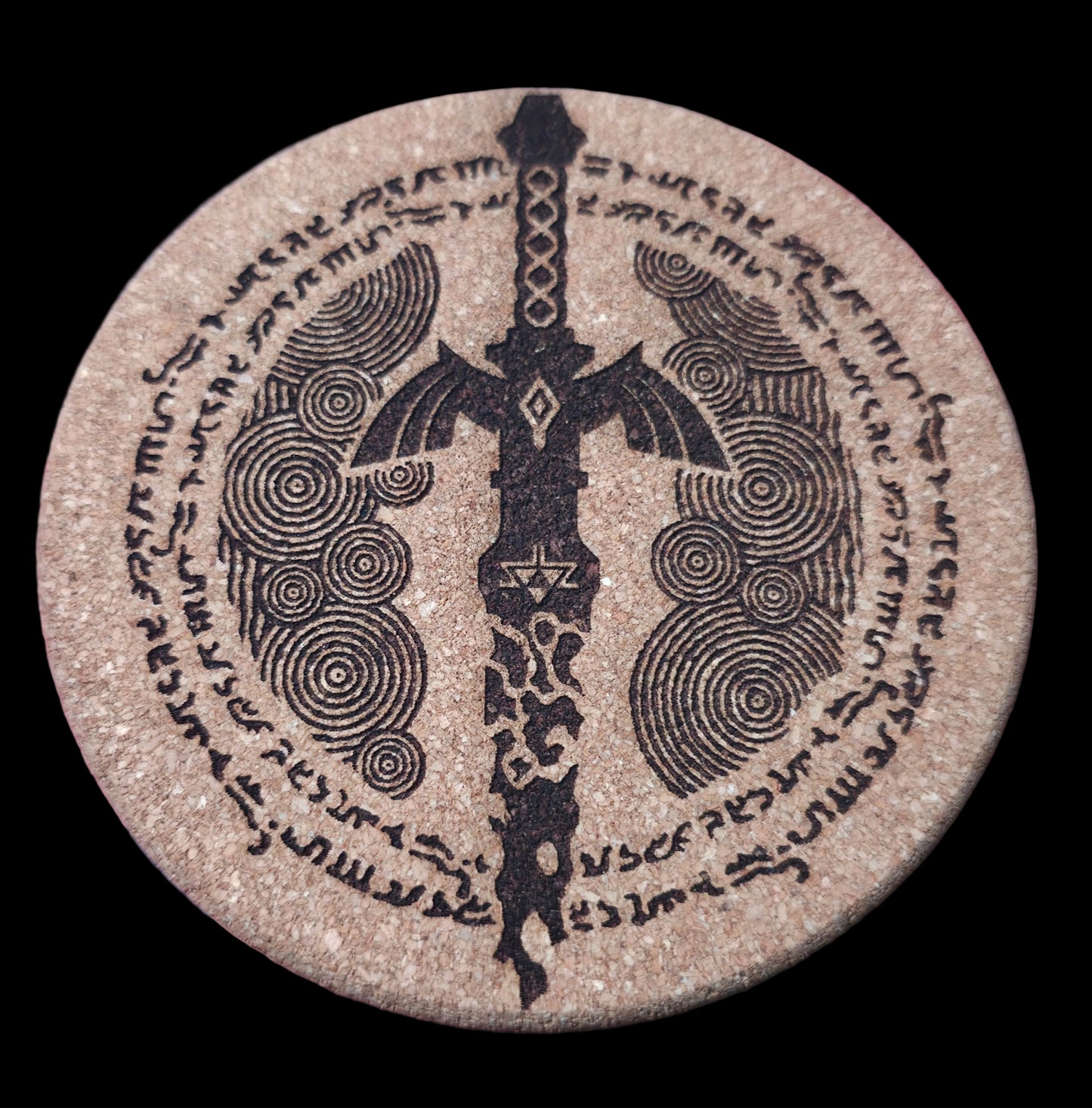 Cork coaster The Legend of Zelda set of 4